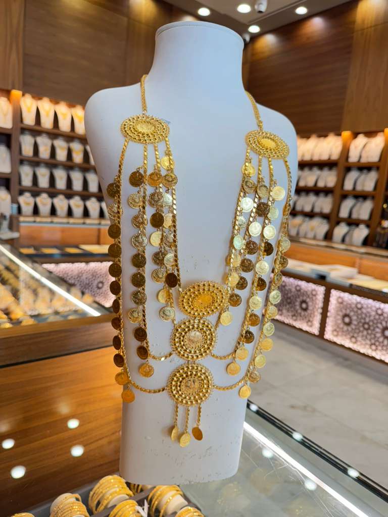 21K Gold Long Necklace - SW28858